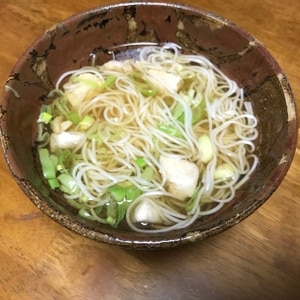 あったか鶏ねぎそうめん